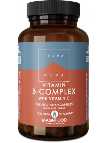 TERRANOVA B-Complex with Vitamin C 100 capsules TERRANOVA-B-Complex-with-Vitamin-C-100-capsules
